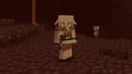 Piglins can actually be somewhat friendly in some situations (Image via Mojang)